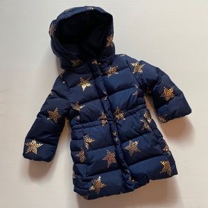 Baby GAP Puffer Jacket Warm Dk Blue Toddler 2